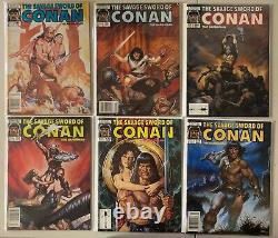 Savage Sword of Conan magazine lot #101-175 22 diff avg 6.0 (1984-90)