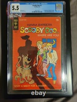 Scooby Doo Where are you 1 What night for Knight 1970 1st Shaggy Gold Key Comics