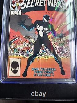 Secret Wars #8 CGC 7.0 Custom Label 1984 Key Issue Origin of the symbiote