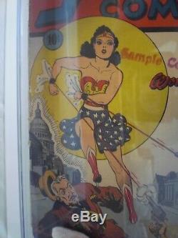 Sensation Comics #1 CGC 1.8, 1942, Universal Blue Label, 1st Wonder Woman Cover