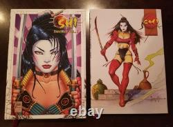 Shi Omnibus Volume 1 AND Shi Senryaku Omnibus, Kickstarter Exclusives, Signed