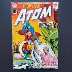 Showcase 34 KEY 1st Atom Silver Age DC 1961 Gardner Fox Gil Kane comic book