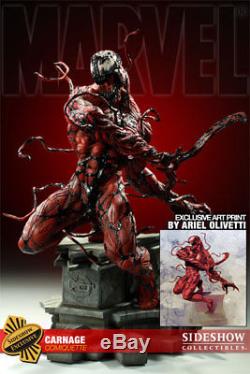 Sideshow Collectibles Exclusive Carnage Comiquette Statue Marvel Spider-man New