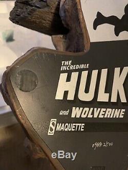 Sideshow Collectibles Hulk Vs Wolverine Maquette Exclusive