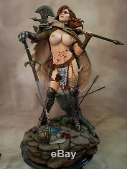 Sideshow Ex Red Sonja Queen of Scavenger statue Topless Nt Vampirella Mary Jane