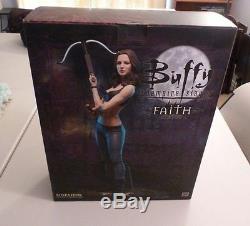Sideshow Exclusive Buffy The Vampire Slayer Faith Statuemaquette Nib! Mint
