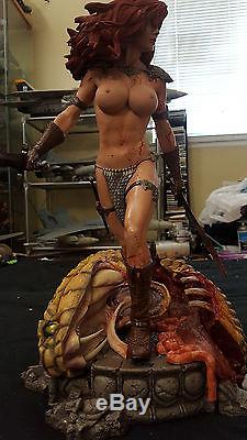 Sideshow Exclusive Red Sonja She Devil With A Sword Custom Statue Conan