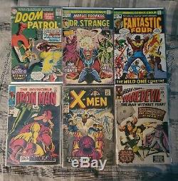 Silver Age Comic Book Lot 40 Books Marvel DC Spiderman Avengers Major Key Issues