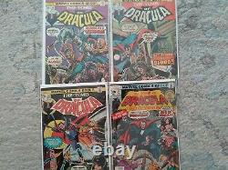 Silver Age The Tomb Of Dracula Collection Of 17 Mid/upper Grade Key Issue