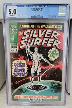 Silver Surfer #1 (1968) CGC 5.0 Origin & 1st solo title Marvel Comics Key