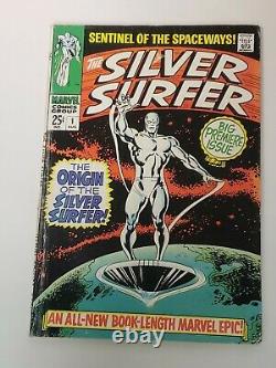 Silver Surfer #1 Vol 1 Origin of the Silver Surfer Marvel Comic Book Rare 1968