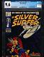 Silver Surfer # 4 Surfer vs. Thor low distribution CGC 9.6 WHITE Pgs