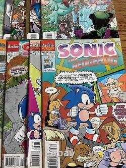 Sonic The Hedgehog HUGE Comic Lot #28-104 Archie 1st Series SEGA 42 Comics Total