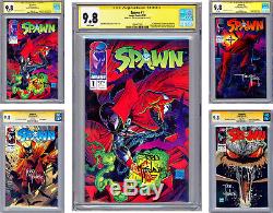 Spawn #1-2-3-4 Cgc-ss 9.8 All Issues Signed Mcfarlane Story Cover & Art 1992