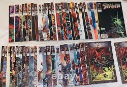 Spawn comic book lot #1-101 first prints, with extras