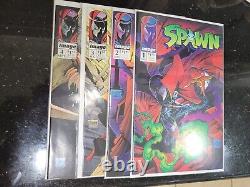 Spawn comic book lot 1 2 3 4. Todd McFarlane High Grade VF/NM FREE SHIPPING
