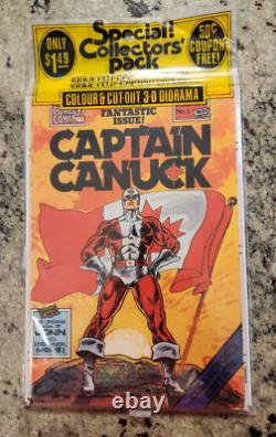 Special Collectors' Pack Captain CANUCK #'s 1 & 2, still SEALED