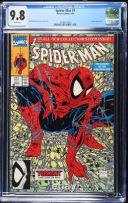 Spider-Man #1 (1990) CGC 9.8 / 9.6 / 9.4 / 9.0 / 8.0 WHITE Pages