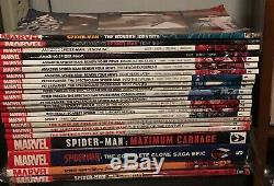 Spider-Man Graphic Novel TPB Softcover Lot 23 Books