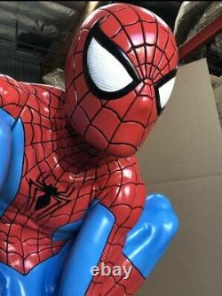 Spider Man Statue on Light Post Life Size Prop with Working Light Marvel Display