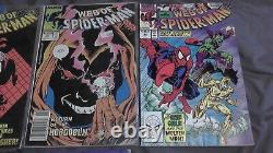 Spider-man Web Marvel Comics Lot Of 10