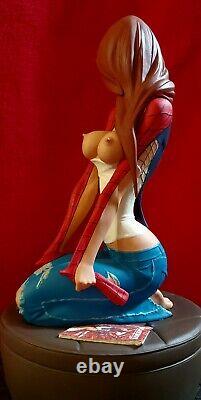 Spiderman MARY JANE J Scott Campbell 1/5 Custom statue topless + Sideshow Book