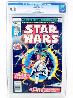 Star Wars #1 Comic Book July 1977 Graded Cgc 9.8 White Pages