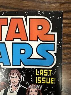 Star Wars #107 Last Issue Marvel 1986 Comic Book Newsstand