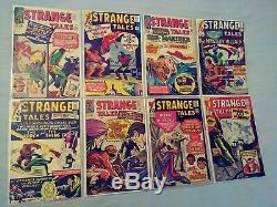 Strange Tales 101 110 135 First Dr. Strange Fury Shield Torch 59 book lot set