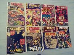 Strange Tales 101 110 135 First Dr. Strange Fury Shield Torch 59 book lot set