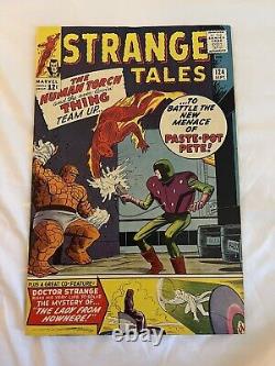 Strange Tales #124 1964. Beautiful Condition! Human Torch/thing/doctor Strange