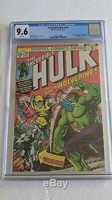 Stunning Incredible Hulk #181! CGC 9.6! Awesome investment book! Starts @. 99¢
