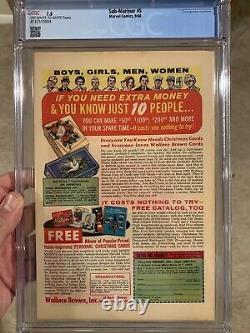 Sub-Mariner #5/CGC 7.5 Off-White to White Pages/1st Tiger-Shark