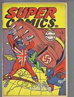 Super Comics #nn Citren News Pub 1942 CANADIAN EDITION 1st Archie! Rare Book