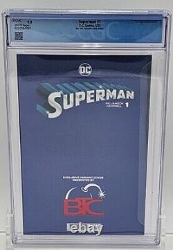 Superman #1 CGC 9.9 Not 9.8 Big Time Collectibles Blue Foil Edition BTC LTD 1500