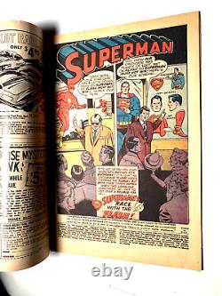 Superman #199 (DC, 1967) Est 6.0 FN+ 1st Superman vs Flash Race Key Issue