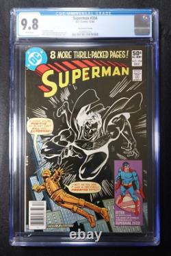 Superman #354 1980 CGC 9.8 NM/M Newstand Variant! Very Low Census Tough Cover DC
