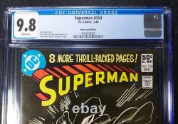 Superman #354 1980 CGC 9.8 NM/M Newstand Variant! Very Low Census Tough Cover DC