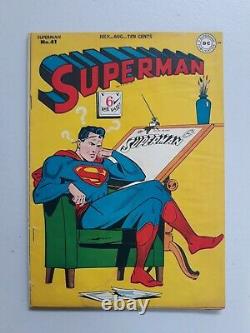 Superman #41 1946 DC Golden Age