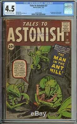 TALES TO ASTONISH #27 CGC 4.5 OWithWH PAGES