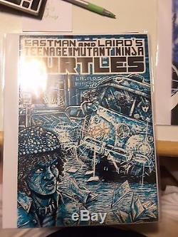 TEENAGE MUTANT NINJA TURTLES 1 9.8 SIGNED AND REMARKED by KEVIN EASTMAN