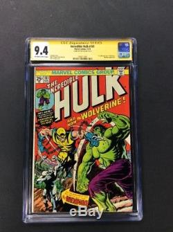 THE INCREDIBLE HULK #181 CGC 9.4 NM 1st Full Appearance Of Wolverine STAN LEE