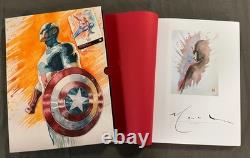 THE MARVEL ART OF DAVID MACK SIGNED hardcover with dustjacket, slipcase & card