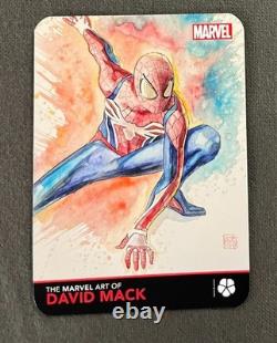 THE MARVEL ART OF DAVID MACK SIGNED hardcover with dustjacket, slipcase & card