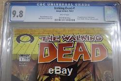 The Walking Dead #1 (2003) Cgc 9.8 White Pgs Rare White Label Kirkman Amc