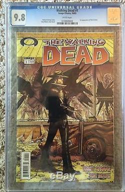 The Walking Dead #1 Cgc 9.8 White Pages (2003 Image) Robert Kirkman / Moore Amc
