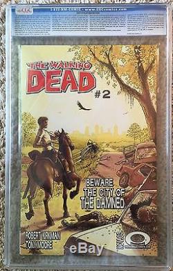 The Walking Dead #1 Cgc 9.8 White Pages (2003 Image) Robert Kirkman / Moore Amc