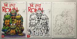 TMNT The Last Ronin Roiland / Eastman Variant Set Books in Hand