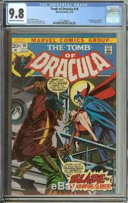 TOMB OF DRACULA #10 CGC 9.8 OWithWH PAGES