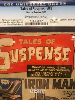 Tales Of Suspense #39 1st Iron Man/tony Stark Cgc 1.0 Avenger Infinity War